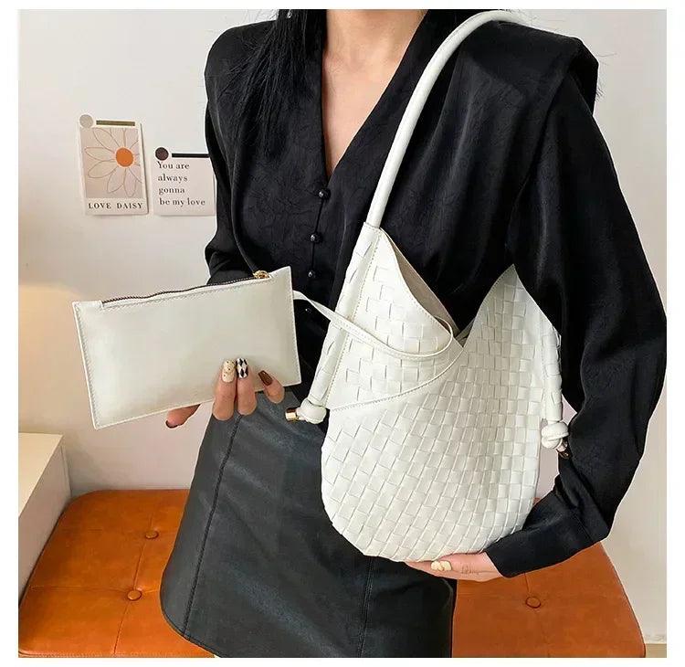 Famous designer women’s handbag with convertible shoulder strap leather luxury brand elegant spacious