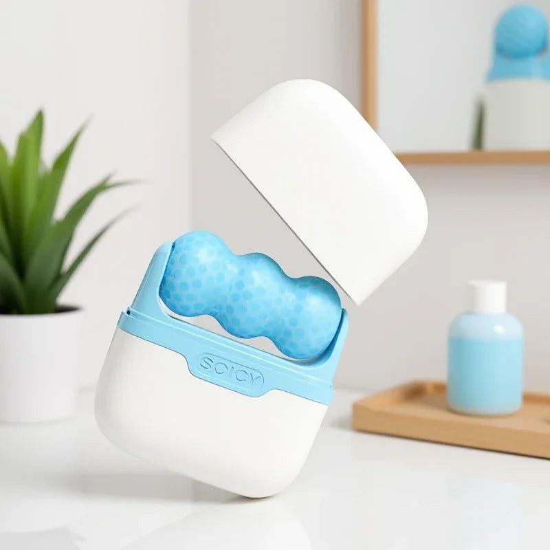 Facial Cold Massage Roller 2 In 1 Ice Roller For Face Eye Pain Relief Skin Care Pain Relief Makeup Care Tool