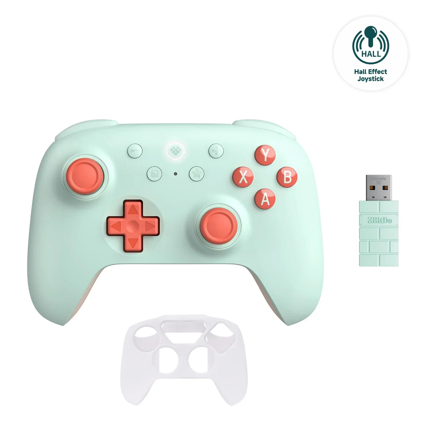 8BitDo Ultimate 2C Wireless Gaming Controller for PC, Windows 10, 11, Steam Deck, Raspberry Pi, Android Gamepad Accessories