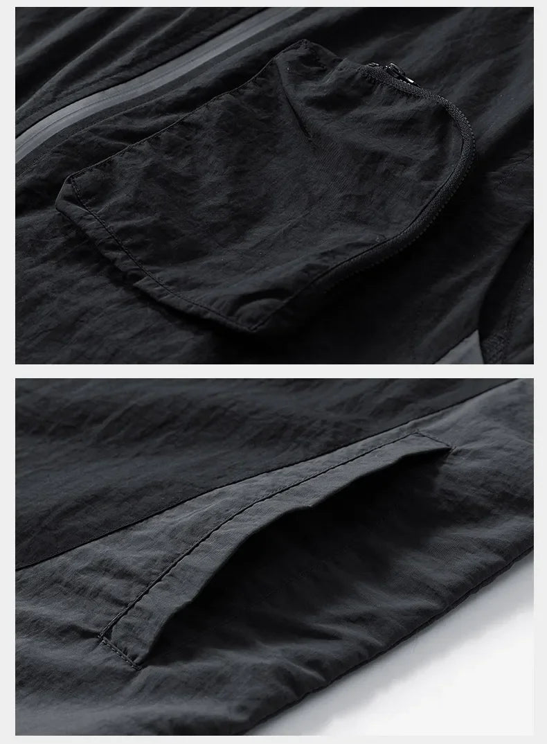 Men's vest for spring and summer new outerwear for camping hiking outdoor charging fashionable trend simple and high-end vest