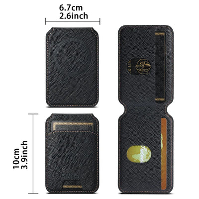 Wallet Phone Case For iPhone 17 17Air 12 13 14 15 Plus 16 Pro Max Card Holder Leather Magnetic Pocket For Magsafe Wallet Cover
