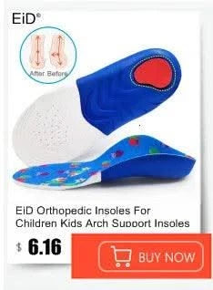 Kids Children 3D Orthopedic Insoles Arch Support insole for OX-Legs Flat Foot insoles Orthotic Pads Correction Health shoes pad