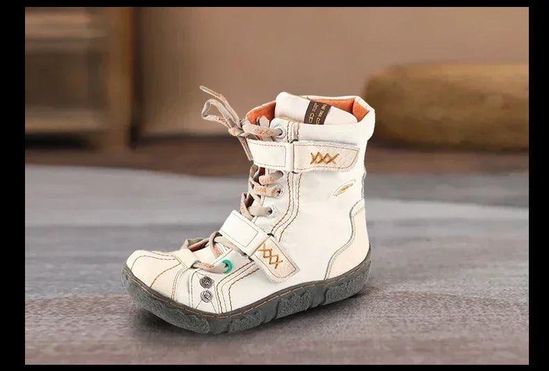 Tma eyes short boots for women versatile casual monochromatic popular,