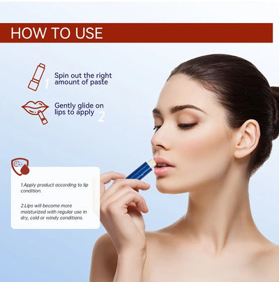 Lakerain Lip Repair Stick 2 Packs Quick Relief Of Dry Moisturizing And Smoothing lip Lines Lip Balm Soothes Chapping Lipstick