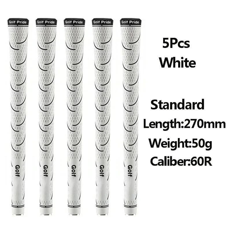 5Pcs Golf Grips Multiple Colors Grip Rubber Non-slip Standard Golf Club Grips Iron and Wood For Men And Women Golf Accessories