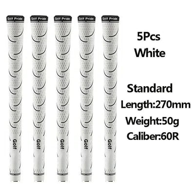 5Pcs Golf Grips Multiple Colors Grip Rubber Non-slip Standard Golf Club Grips Iron and Wood For Men And Women Golf Accessories
