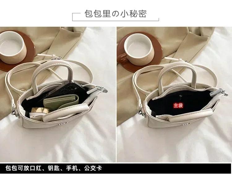 2025 new women’s luxury handbag designer small square purse fashion top handle crossbody bag elegant shoulder trendy