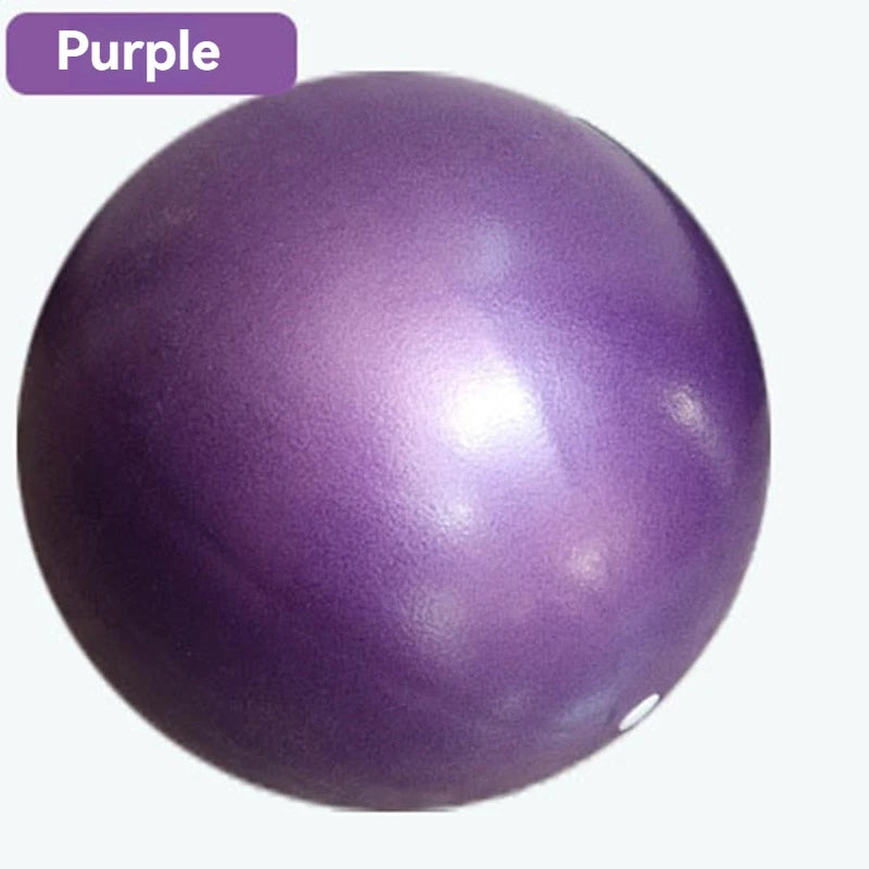 Yoga Ball-Matte Textured Reinforced Anti-Burst Back-Supporting Ball with Handles Gymnastics Ball Fitness Pilates Ball