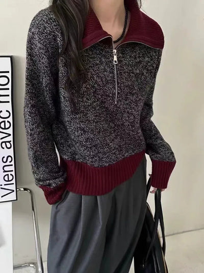 100% Wool Cashmere Sweater Women's Clothing Lapel Soft Luxury Thicken Pullover Autumn/Winter Flower Yarn Knit Jacket Tops Female