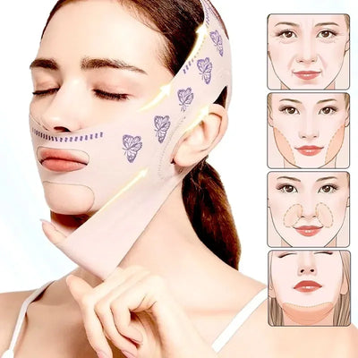Face Slimming Bandage Women Face Lifting V Line Shaper Chin Cheek Lift Up Belt Anti Wrinkle Strap Facial Beauty Skin Care Tools