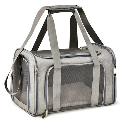 Portable Dog Cat Carrier Bag Soft Side Backpack Pet Carriers Dog Travel Bags Airline Approved Transport  Outgoing Pets Handbag