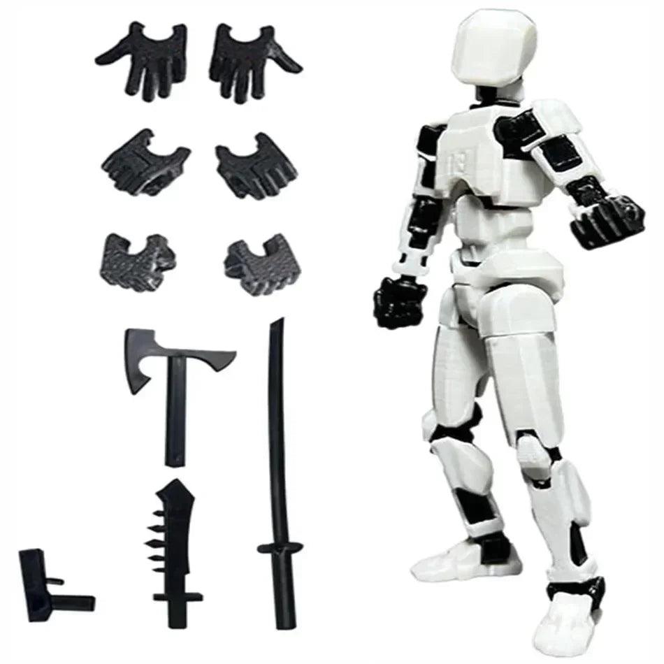 Multi-jointed movable shapeshift robot 3.0 3d printed mannequin dummy 13 action figures toys kids adults