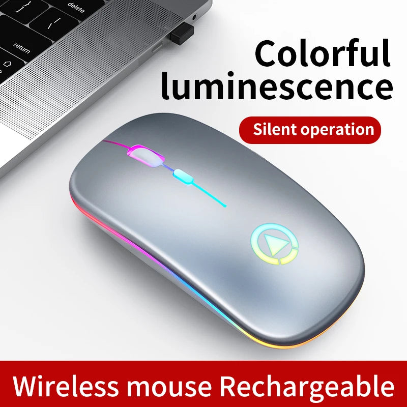 New Rechargeable Wireless Gaming Mouse Portable Ergonomic Quiet And Magical Suitable For Portable Computers Laptop PC