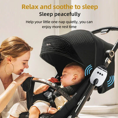 Portable Baby Stroller Rocker Accessories Automatic Infant Swing Sleep Soother with White Noise Baby Shaker Sleep Aid Device