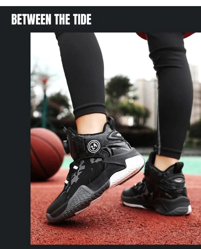 2025 New Children's Basketball Sports Shoes for Boys High Quality Running Kids Shoes Child Sneakers Non-Slip School Shoes - Elanique