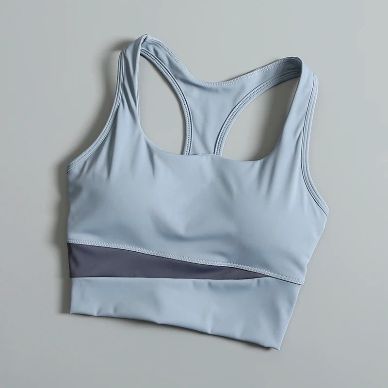 Sports bras and underwear for women in summer new running vest style external wear anti-shock and anti-sagging gym beauty back