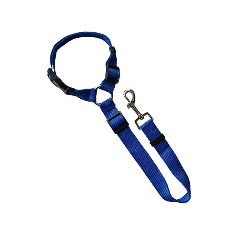 Universal Practical Dog Cat Pet Safety Adjustable Car seat Belt Harness Leash Travel Clip Strap Lead Pet Car Safety Belt