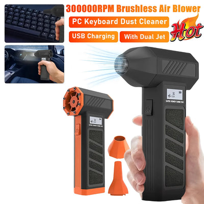 Compressed Air Duster Electric Rechargeable Cordless Air Blower Compressed Air For Cleaning Computer Keyboard Camera Car Home