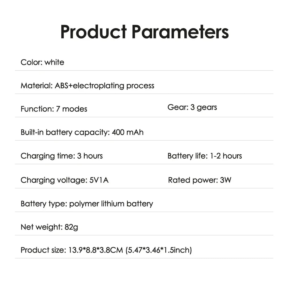 Neck Face Beauty Device 7 Color Light Skin Tighten Reduce Double Chin Anti Wrinkle Facial Lifting Massager