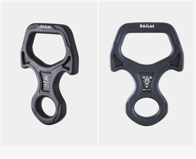 KAILAS Rock Climbing Descender 8 Descend Ring Downhill Eight Ring with Bent-ear Rappelling Gear Belay Device EquipmentK EB101
