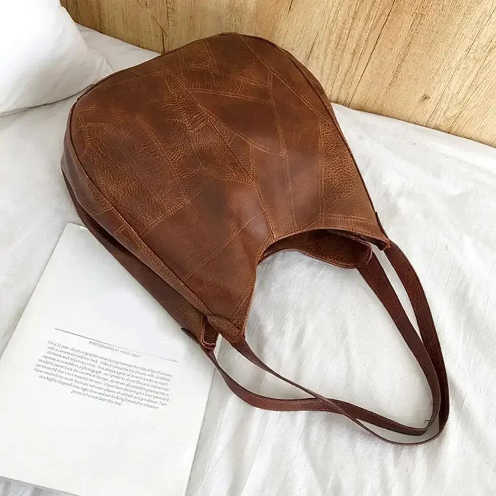 Women’s handbags vintage luxury leather shoulder bag designers large modern fashion brand female
