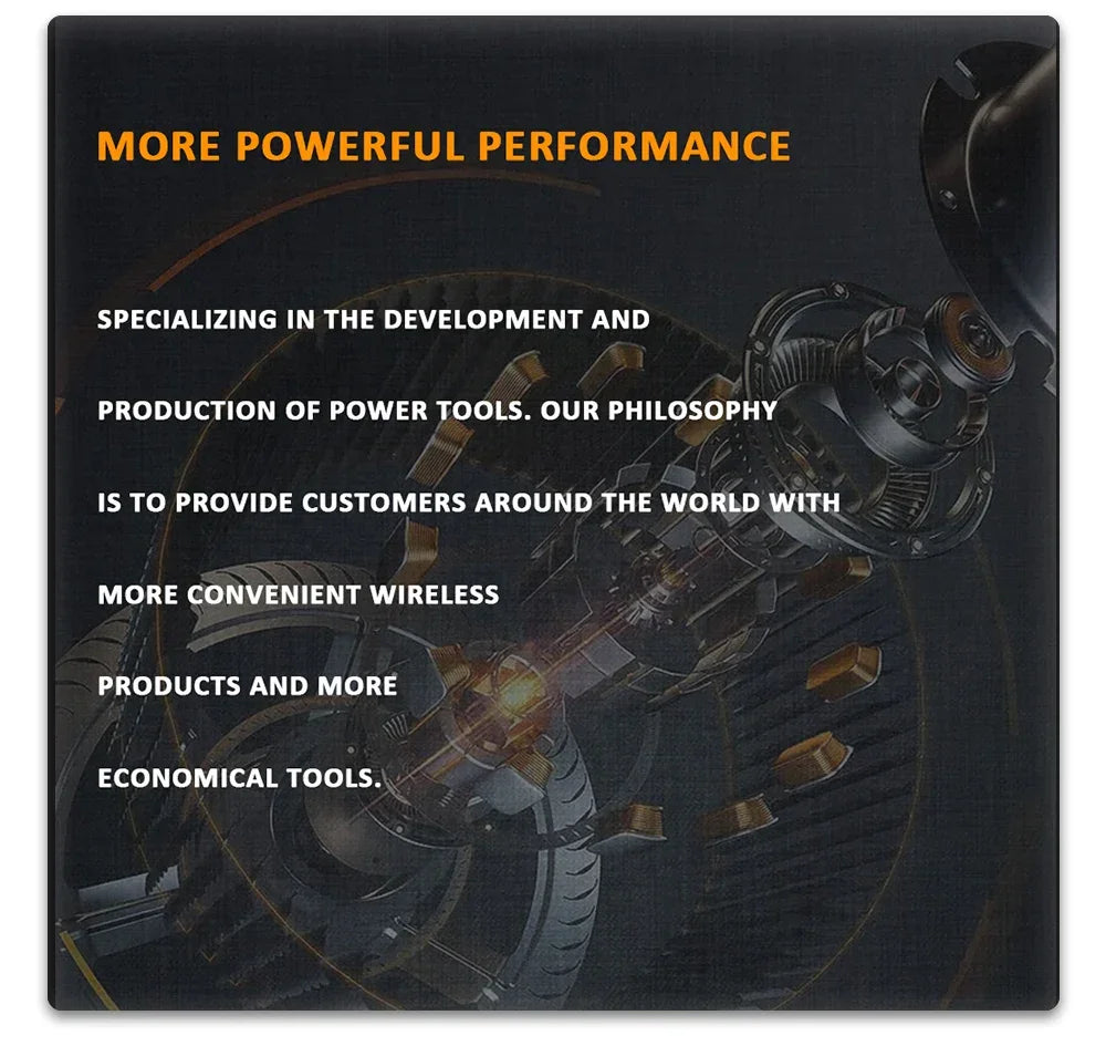 Brushless Electric Treasure Multitool Tools Screwdriver Wrench Impact Drill Polisher Reciprocating Saw Polisher Power Accessory