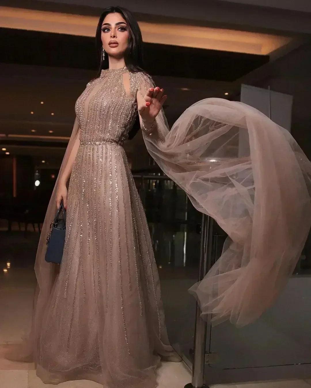 Customized long evening dresses luxury elegant gown wedding party dress for women robe formal suitable request prom