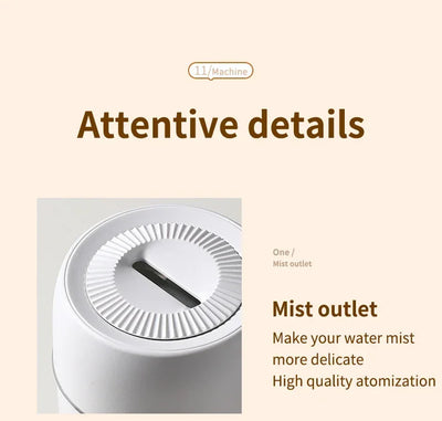 Car Aromatherapy Diffuser Humidifier with LED Light  Auto Air Purifier and Aroma Air Freshener for Car