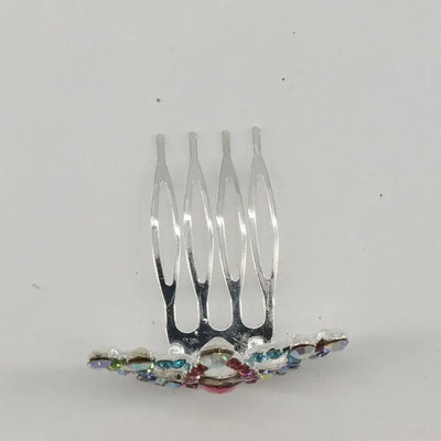 Fashion Women Mini Hairpin Hairclip Headpieces Princess Hair Jewelry Tiara Crown Hair Comb Crystal Rhinestone Flower