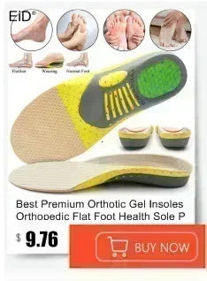 Kids children 3d orthopedic insoles arch support insole for ox-legs flat foot insoles orthotic pads correction health