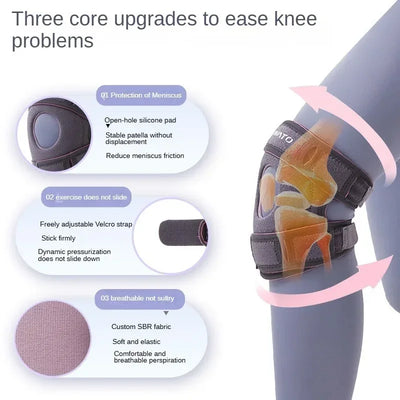 Knee Braces for Knee Pain Relief Compression Knee Sleeves with Patella Gel Pad  Side Stabilizers  Knee Support for Meniscus Tear