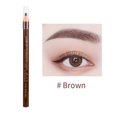 Waterproof Eye Brow Pencil Precise Brow Definer Black Grey Brown Gray Eyebrow Eyeliner Pen Long Lasting Eyes Makeup Cosmetics