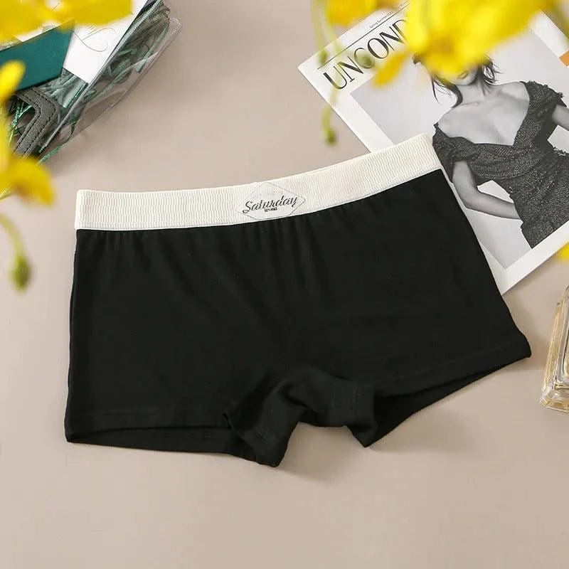 Women Boxers Underwear Mid-rise Ladies Safety Short Pants Female Seamless Underpants Breathable Boyshorts Sexy Panties Lingerie