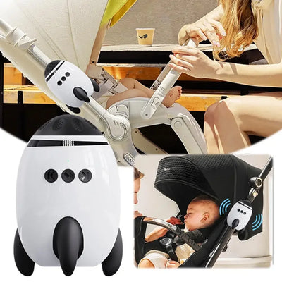 Baby Stroller Rocker accessories | Portable Automatic Infant Swing Sleep Soother with White Noise & Bluetooth
