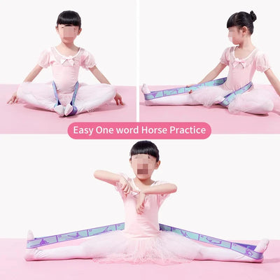 Yoga Stretching Belt Dance Gymnastics Training Band Elastic Yoga Resistance Bands Pilates Exercise Pull Strap Belt Fitness Sport
