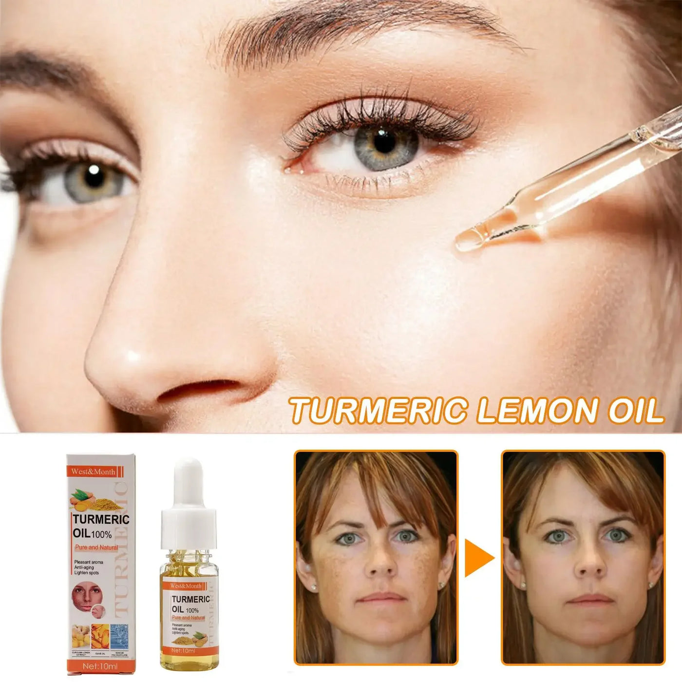 Turmeric Essential Face Serum Deep Hydration Moisturizer Anti-aging Improve Skin Elasticity For Skin Care Face Lotion