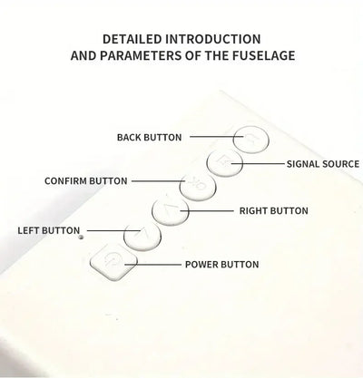 Mini portable YG300 projector, suitable for home theater, phone, compatible with USB and HDMI connections