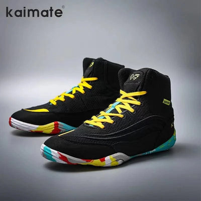 Professional children's Wrestling Boots  Men Non Slip Wrestling Shoes Lightweight Boxing Shoes