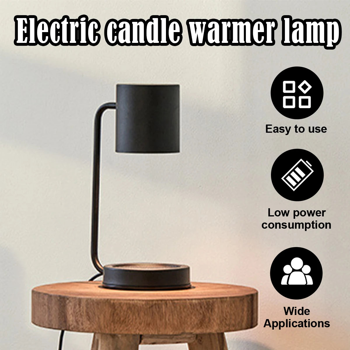Candle Warmer Lamp With Timer Dimmer 220v/110v Dimmmable Electric Heat Night Light Plug In Oil Fragrance Smart Lighting For Home