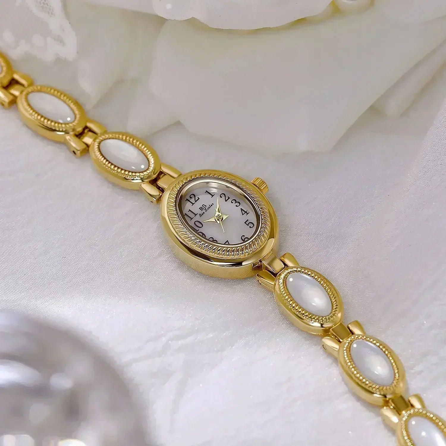 2025 new women wrist watches luxury brand elegant fashion ladies for female clock oval high quality gift dropship
