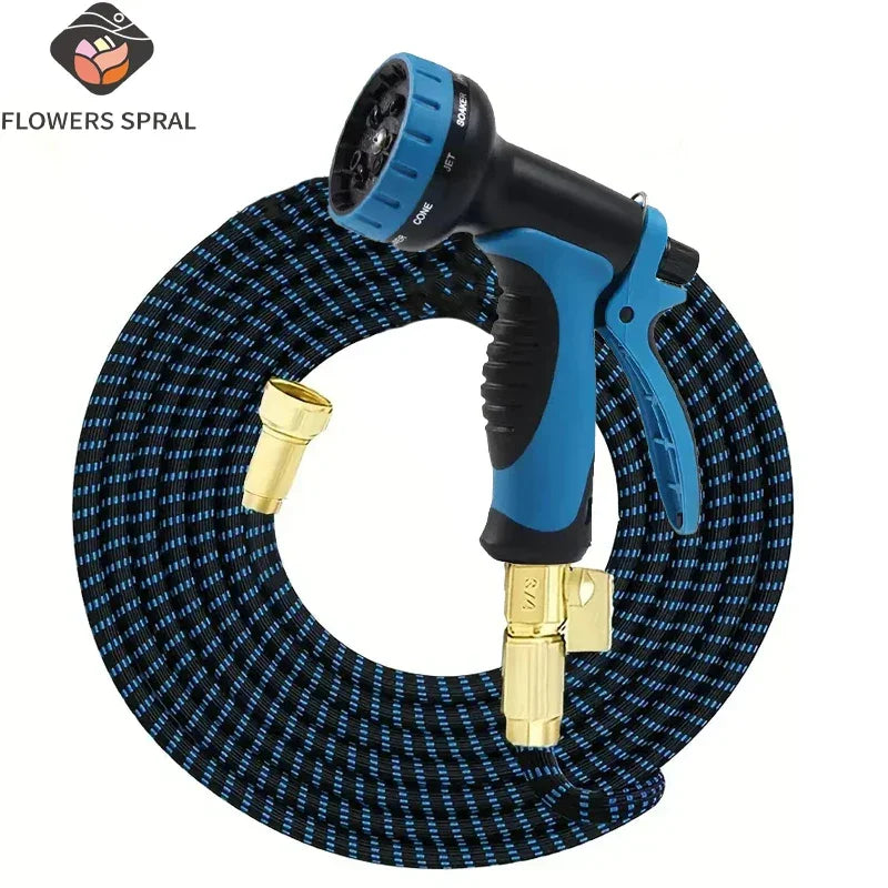 Expandable Garden Magic Hose Flexible Garden Water Pipe High Pressure 10 Function Water Gun, Garden Watering And Cleaning Tool