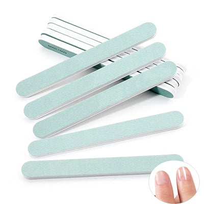 50/100Pcs Nail Buffers Blocks With Different Grits 600 3000 Sanding Nail Art Tips Tool File Washable Accessories Manicure Buffer