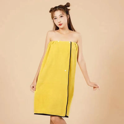 Swimming Bathrobe Microfiber Lady Bathrobe Cartoon Thickened Bath Skirt Comfortable Quick-drying Wrap Shower Skirt Summer