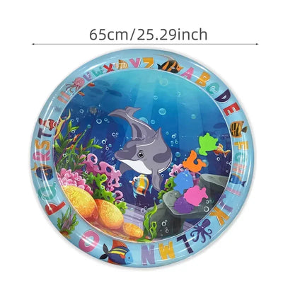 Baby Inflatable Cushion Water Play Mat Toy Infant Tummy Time Playmat  Fun Activity Education Toys for Boys Girls Birthday Gift