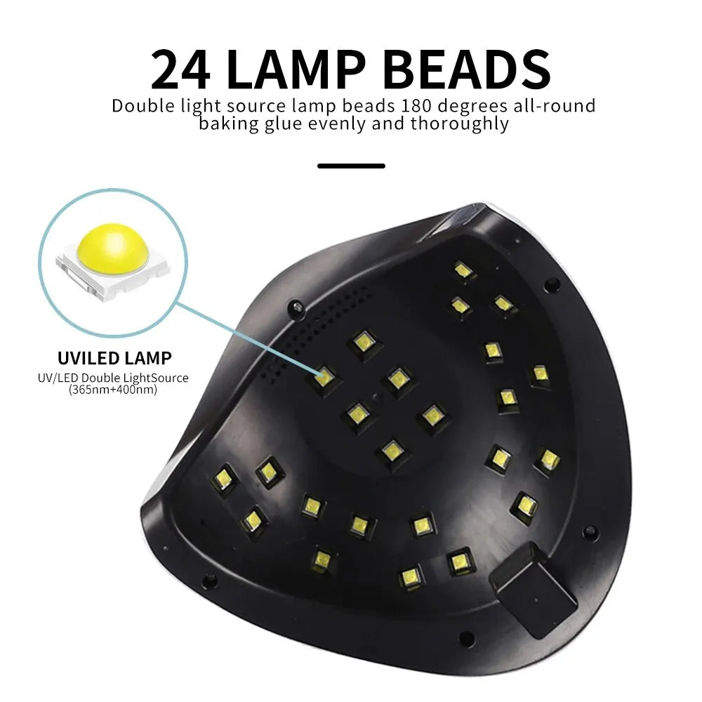 Professional Nail UV LED Lamp for Nails Dryer Machine Nail Home Use Light Uv Gel Varnish Manicure Drying Equipment Tools