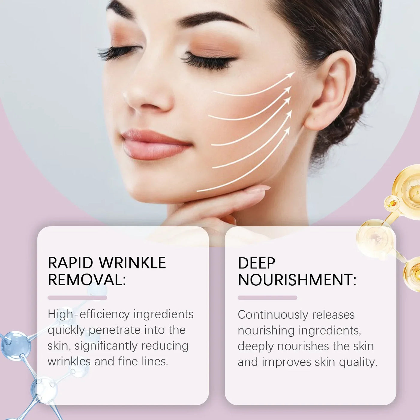 Collagen Face Mask Anti Aging Firming Moisturizing Refreshing Shrink Pore Brightening Overnight Mask Hyaluronic Acid Facial Mask