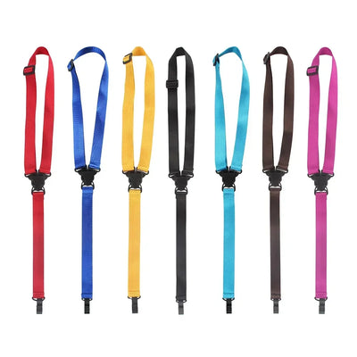 Ukulele Adjustable Strap Colorful Nylon Carabiner Hawaiian Guitar Strap Stringed Instrument Accessories Ukulele Strap