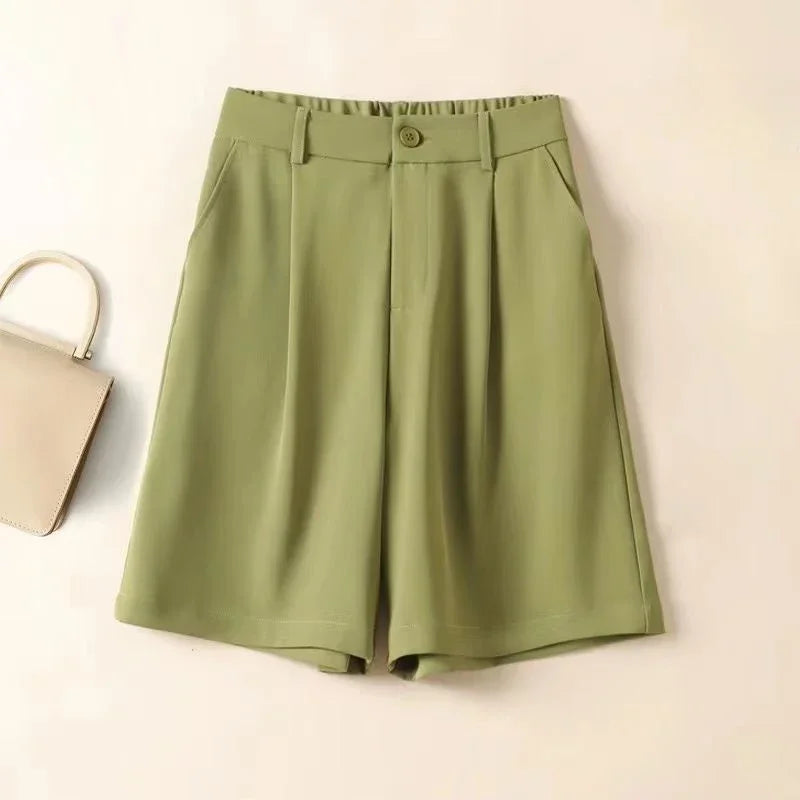 Short Pants Woman Wide Chiffon Shorts for Women Summer Women's Korean Style Designer Kpop Jorts Cheap Streetwear Flowy Comfy Hot