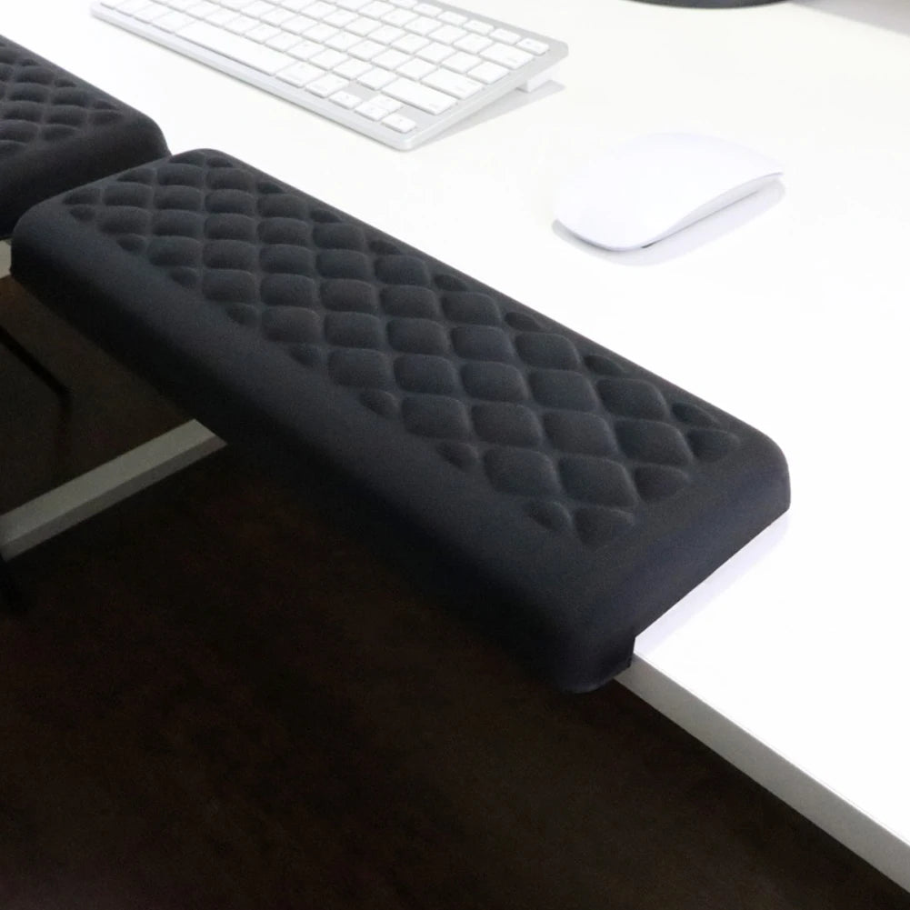 2 Pack L-Shaped Desk Elbow Pad Keyboard Wrist Rest Pad Ergonomic Wrist Support Pad for Gaming Office Computer PC Painting Gaming