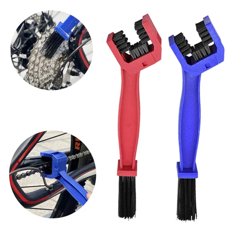 Plastic Motorcycle Bicycle Chain Cleaning Brush Gear Brush Cleaner Outdoor Cleaner Scrubber Maintenance Tools Moto Accessories